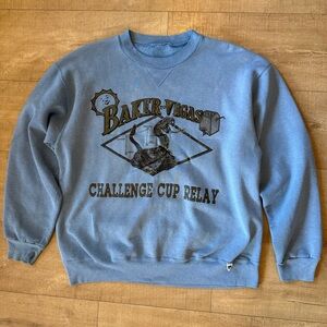 Baker To Vegas Challenge Relay Vintage Russell Crewneck 80s Estimated Large
